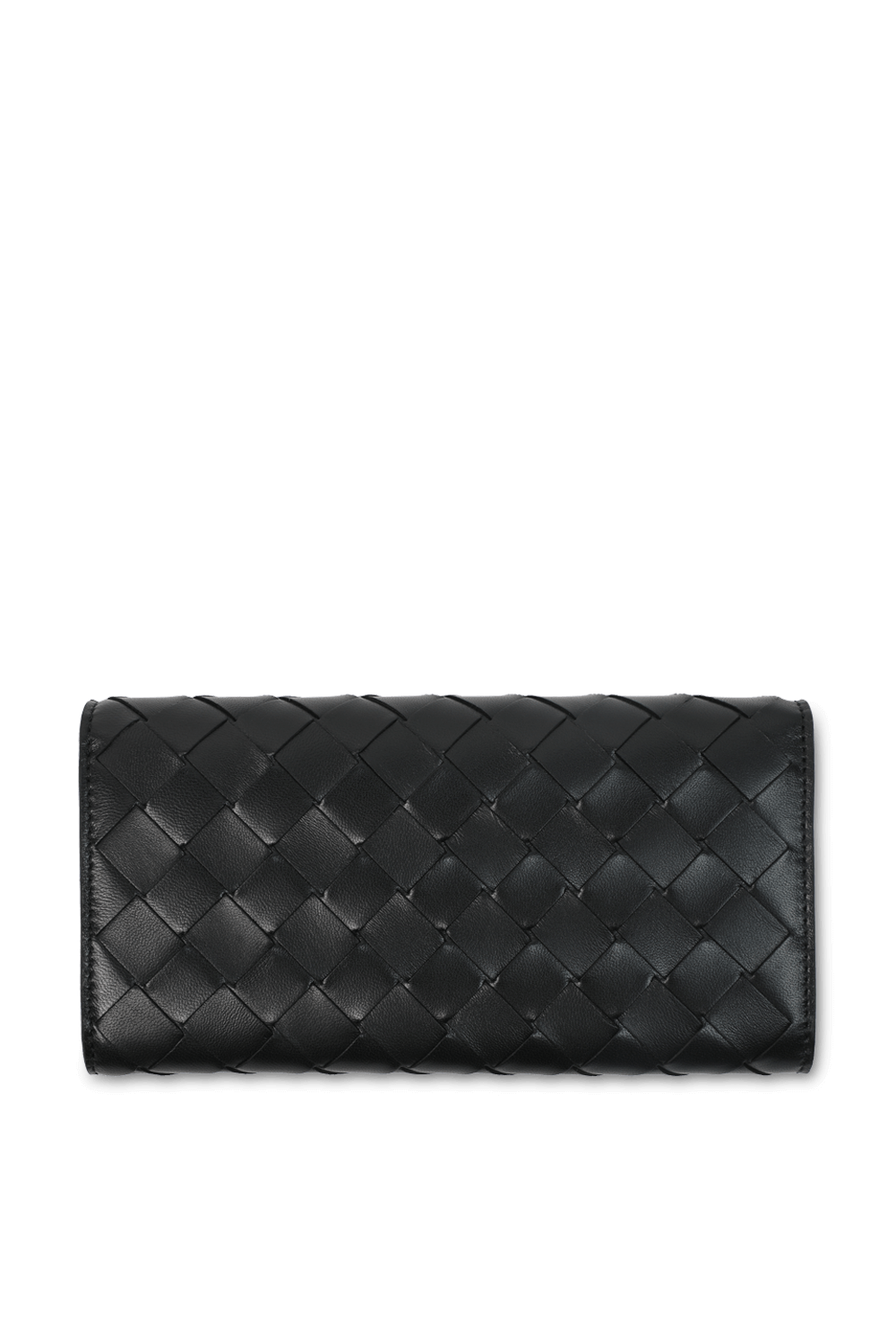 תמונה אחורית של ארנק שתי וערב מתקפל מעור BOTTEGA VENETA