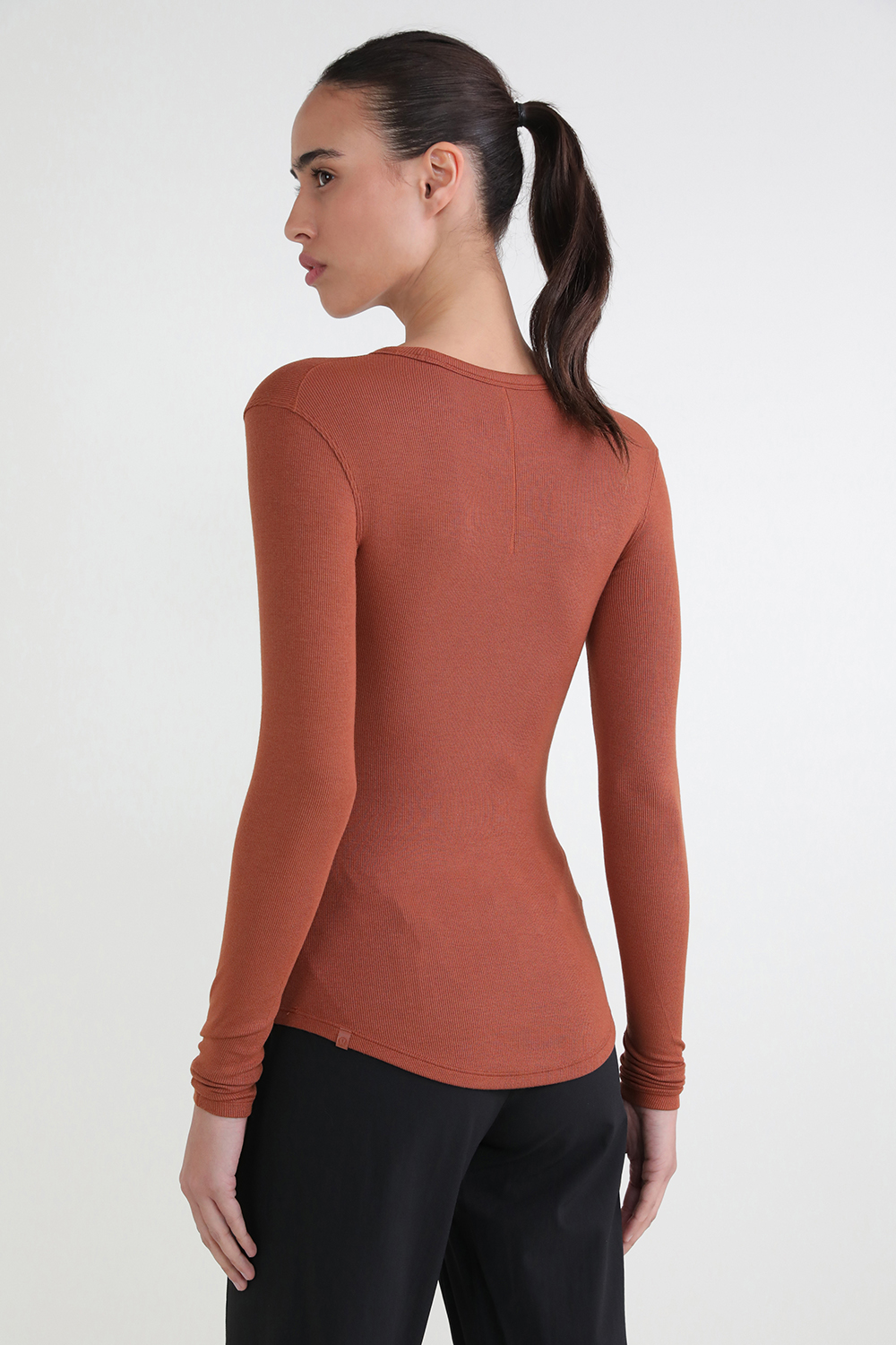 תמונת דוגמן אחורית של Hold Tight Cropped Long Sleeve