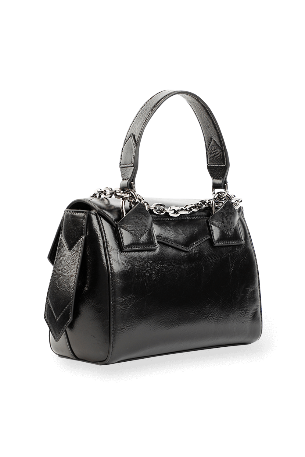 תמונת פנים של Small Bag in Aged Leather GIVENCHY