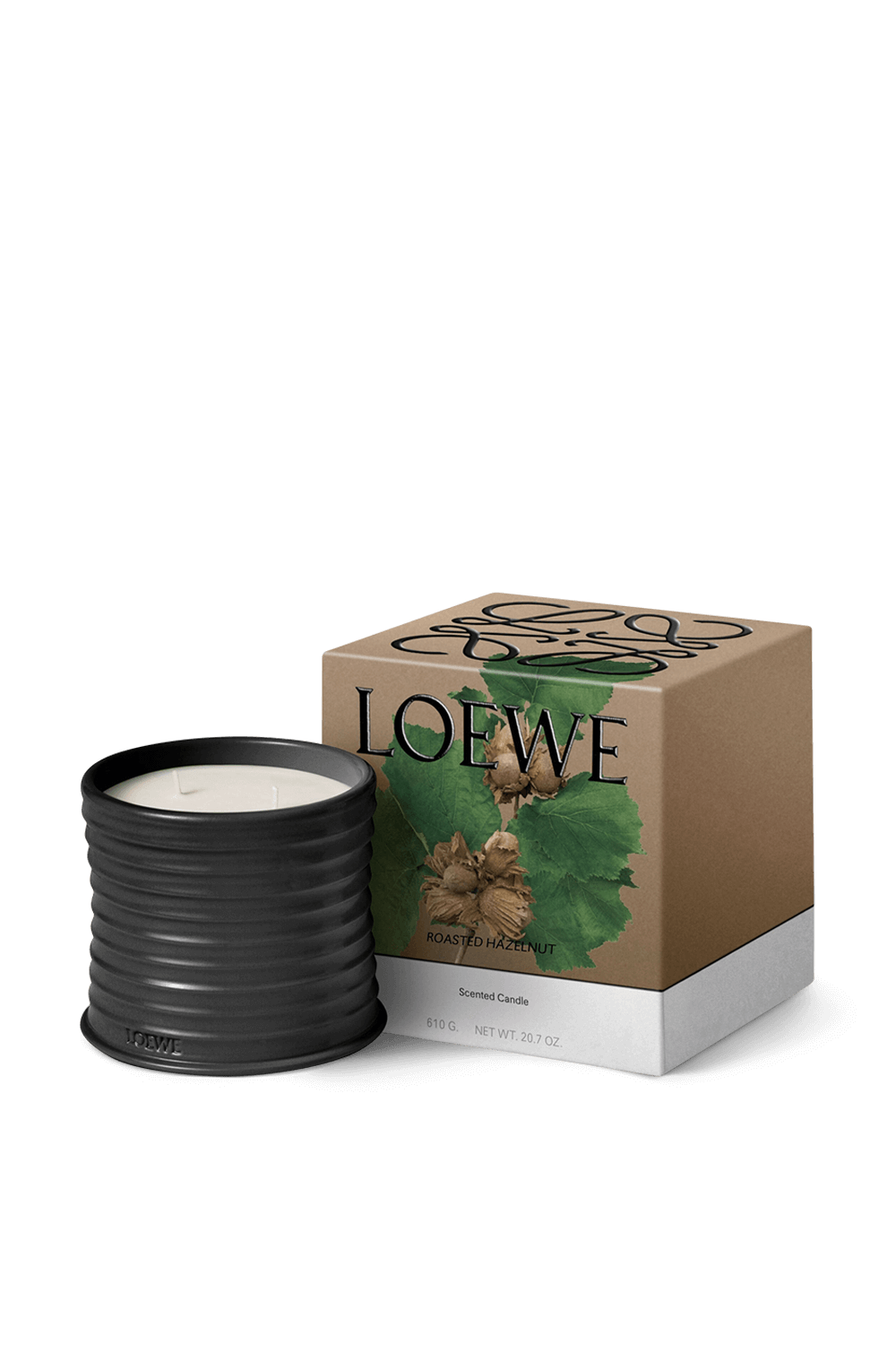 תמונה אחורית של LOEWE Roasted Hazelnut Medium Scented Candle LOEWE PERFUMES