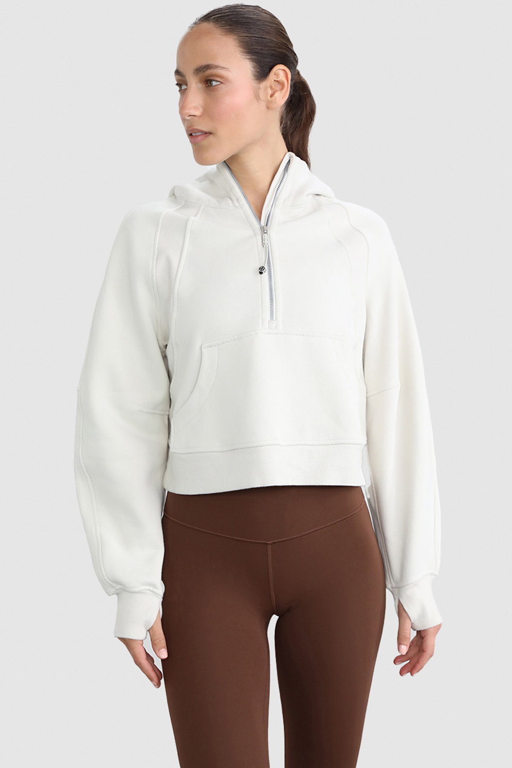 תמונת דוגמן קידמית של Scuba Oversized 1/2 Zip Hoodie
