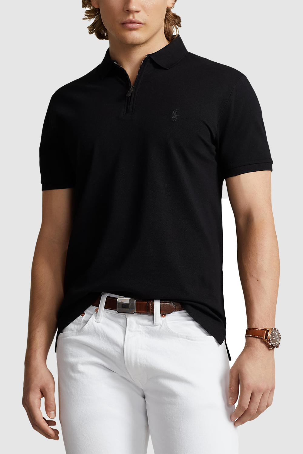 תמונת דוגמן קידמית של חולצת פולו קצרה POLO RALPH LAUREN