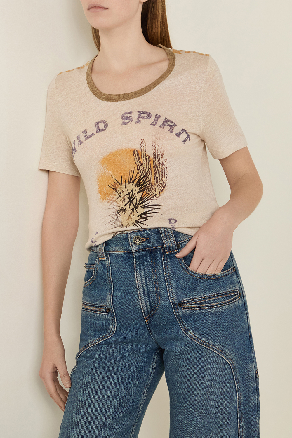 תמונת דוגמן קידמית של חולצת טי ISABEL MARANT