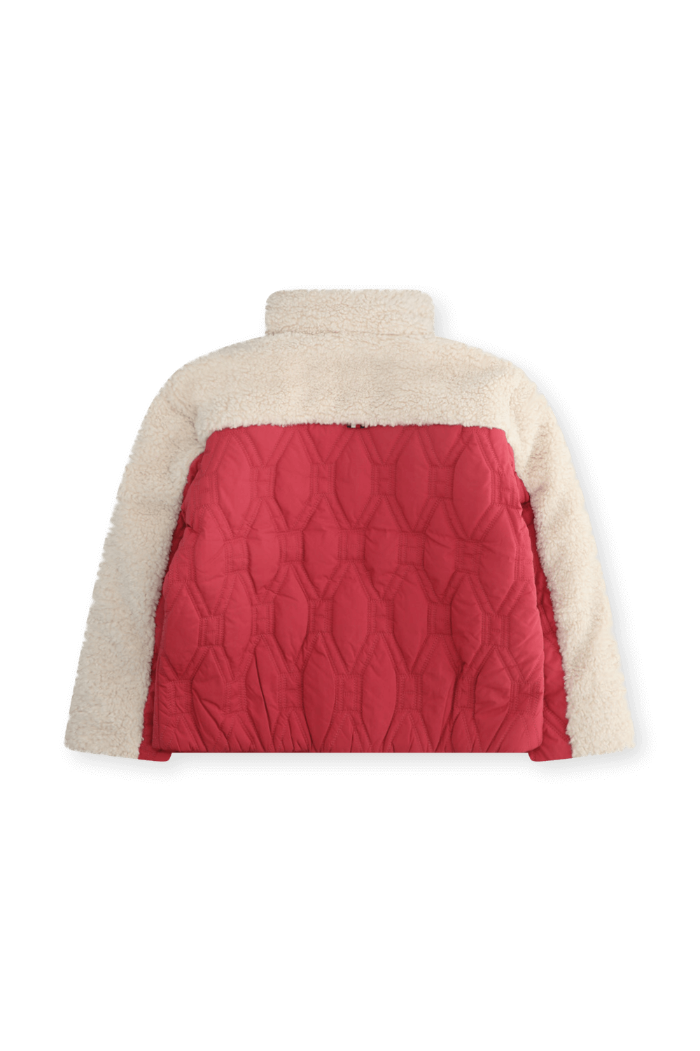 תמונה אחורית של מעיל פוך קל - גילאי 8-16 שנים TOMMY HILFIGER KIDS
