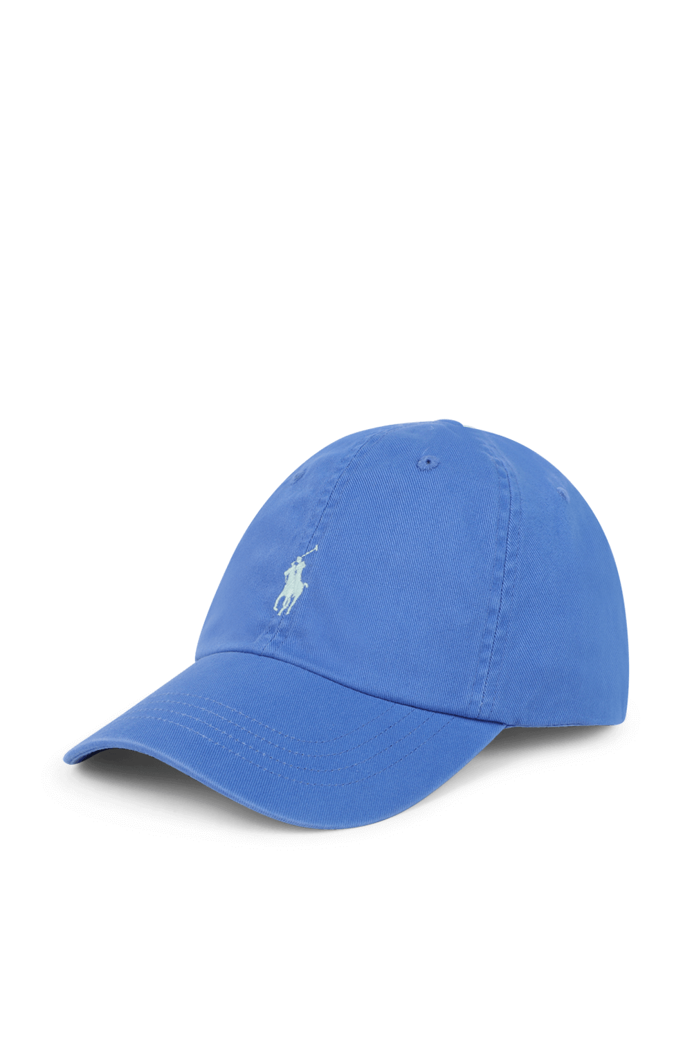 תמונה קידמית של כובע בייסבול עם לוגו רקום POLO RALPH LAUREN