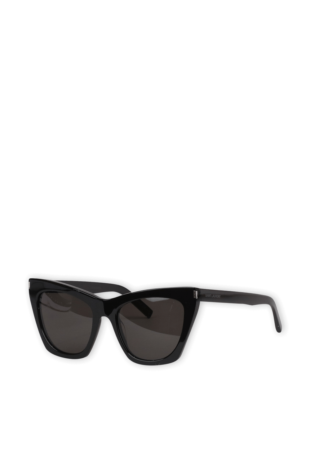 תמונה אחורית של משקפי שמש קייט מדגם SL214 בשחור SAINT LAURENT