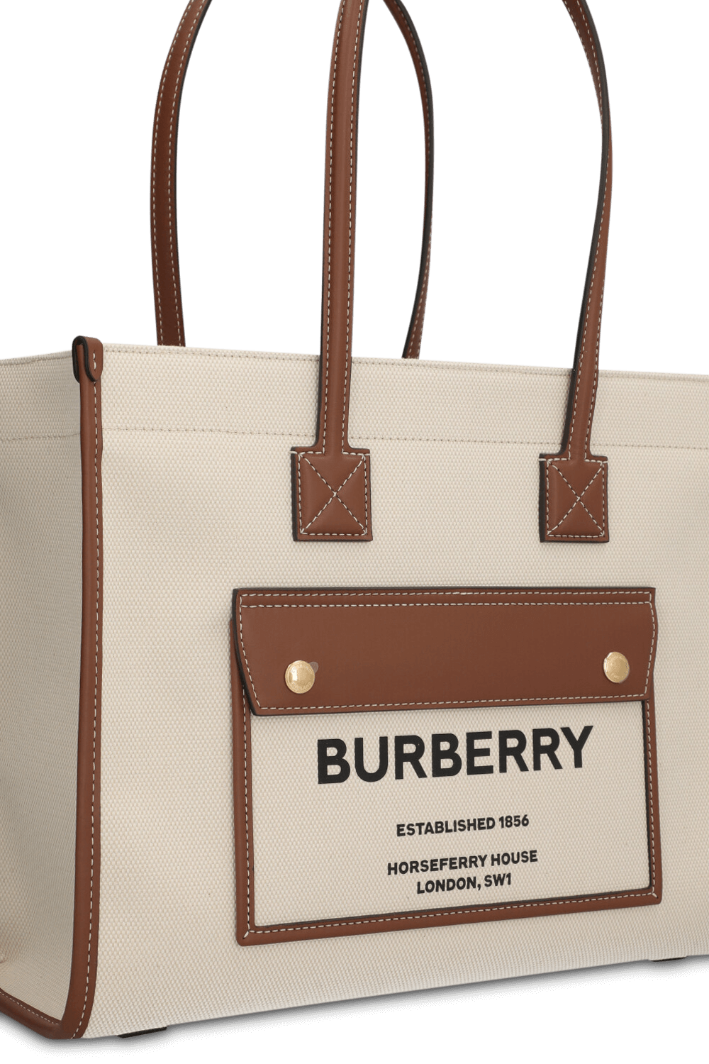 תמונת תקריב של תיק טוט BURBERRY
