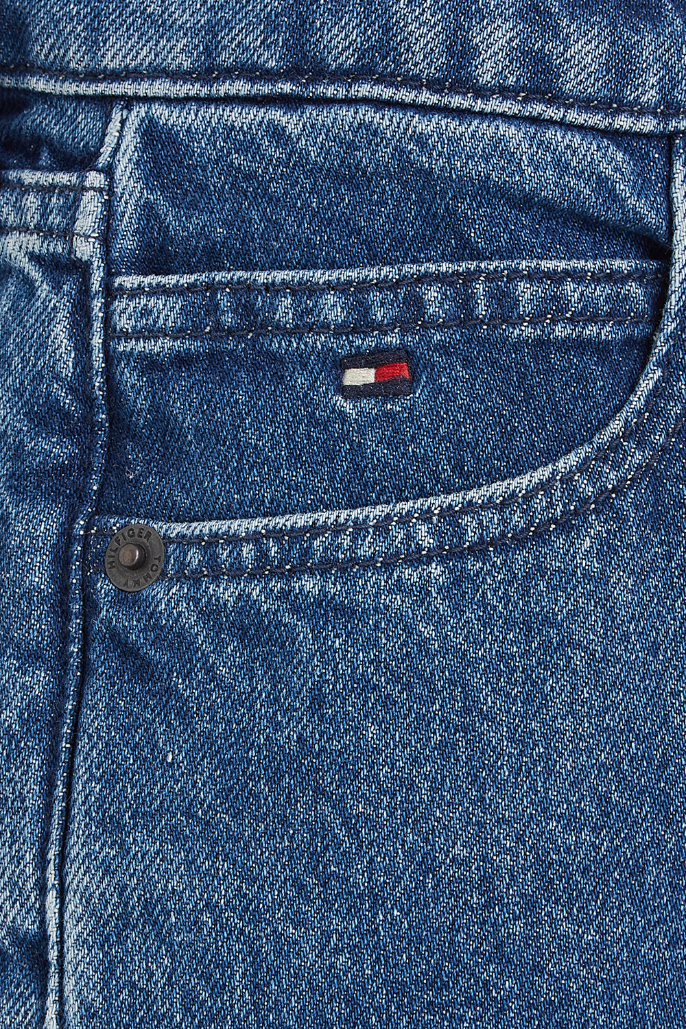 תמונת תקריב של מכנסי ג'ינס - גילאי 4-6 שנים TOMMY HILFIGER KIDS