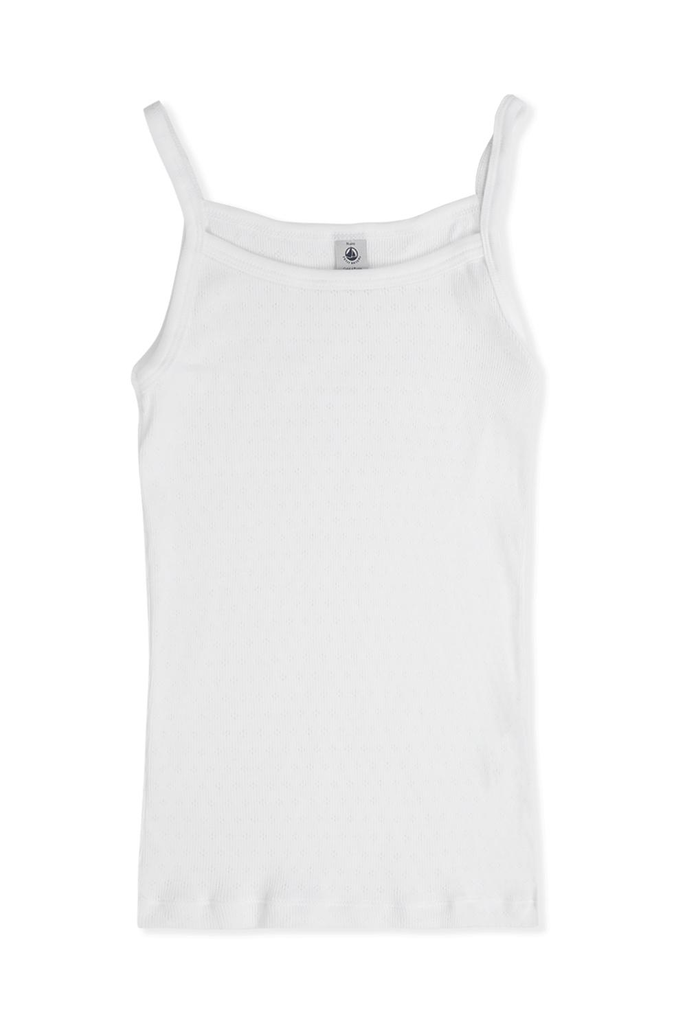 תמונה קידמית של Tank Top in White PETIT BATEAU