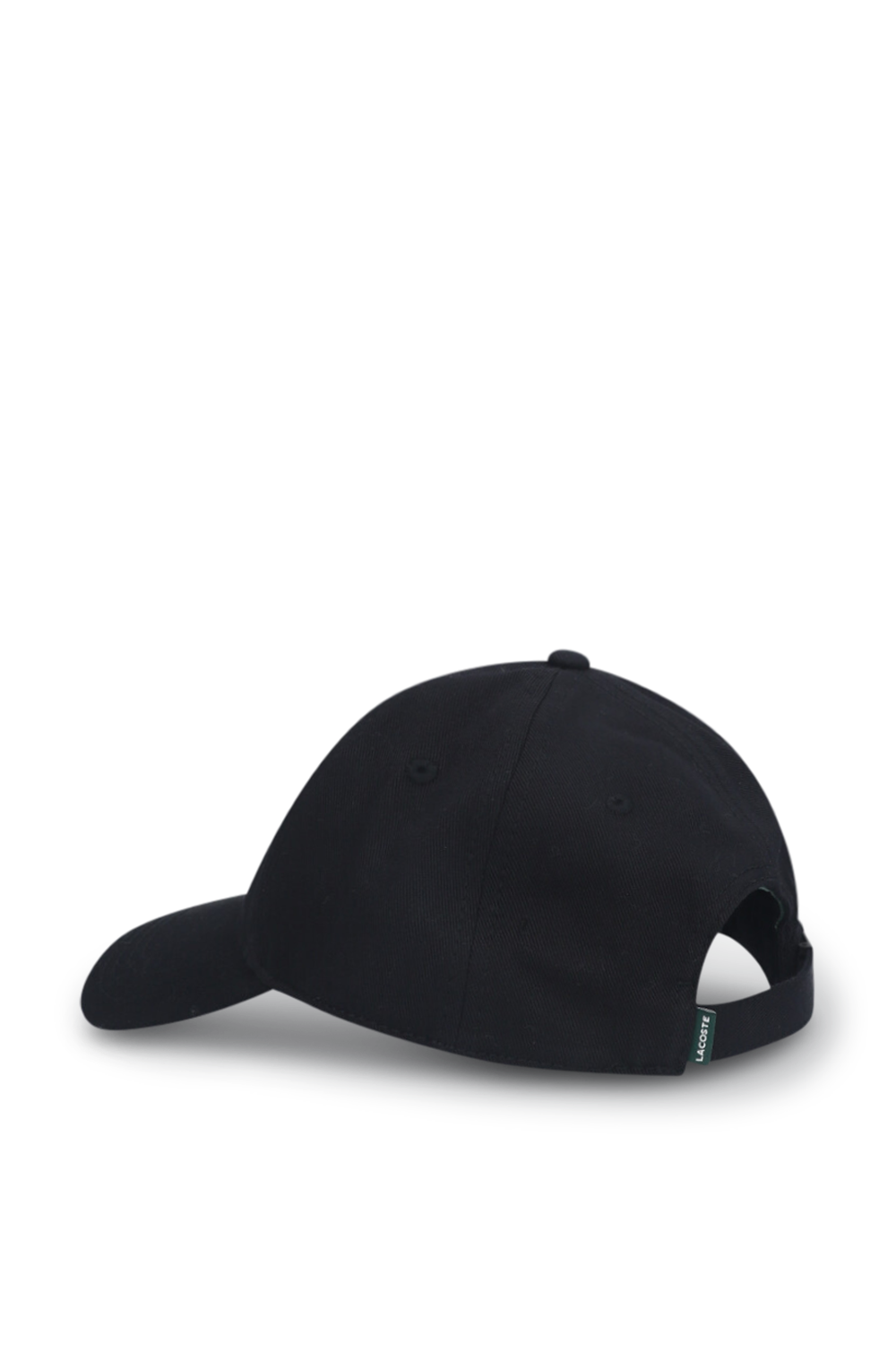 תמונה אחורית של כובע מצחייה מכותנה אורגנית LACOSTE