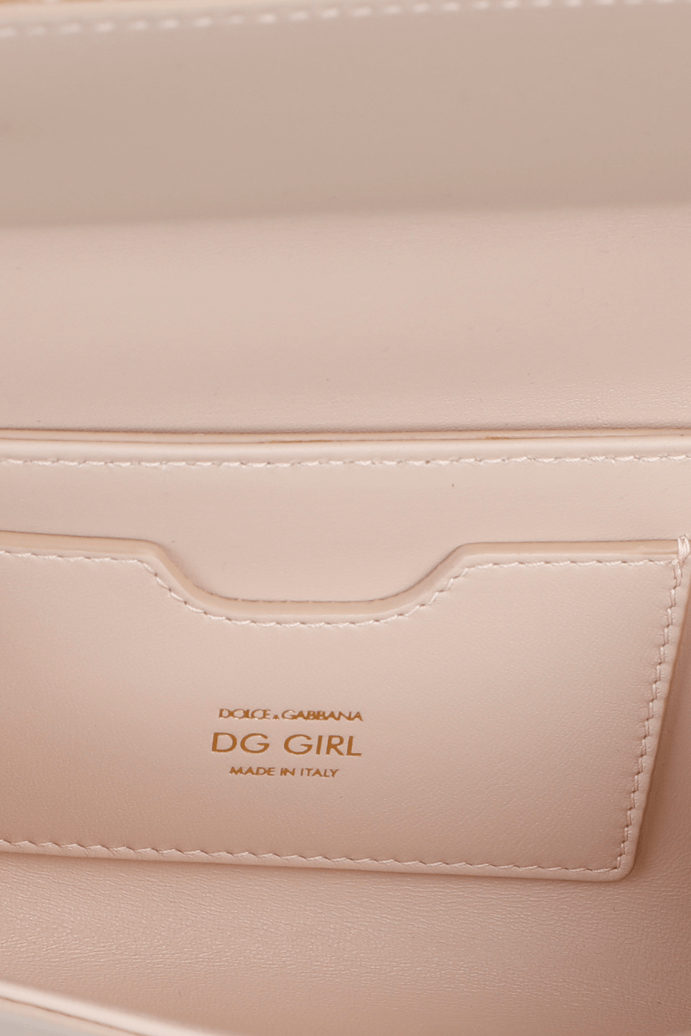 תמונת תקריב של DG Girls Shoulder Bag in Pink Floral Brocade DOLCE & GABBANA