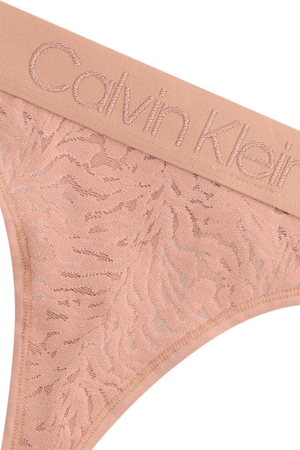תמונת תקריב של תחתוני חוטיני תחרה CALVIN KLEIN