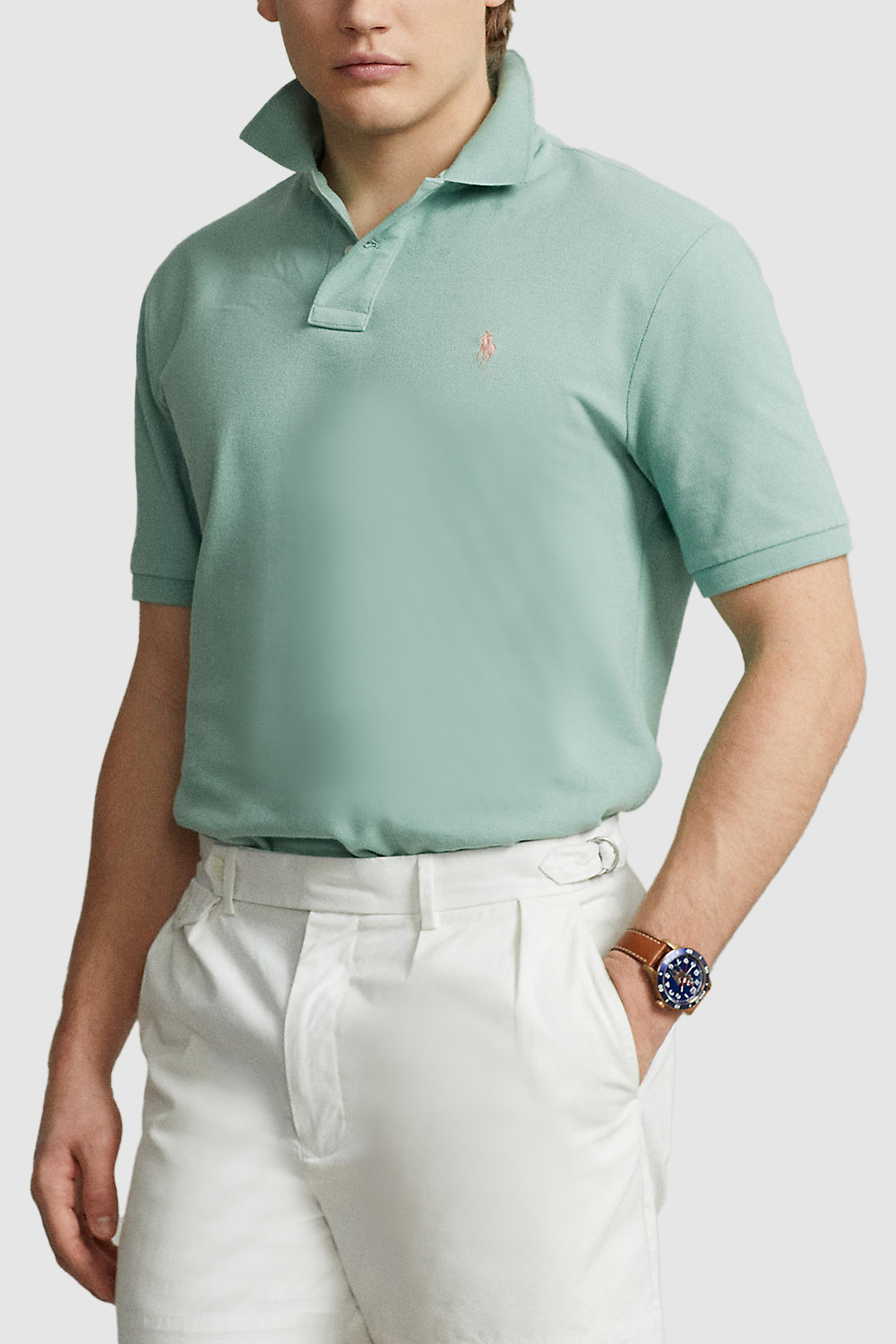 תמונת דוגמן קידמית של חולצת פולו קצרה POLO RALPH LAUREN
