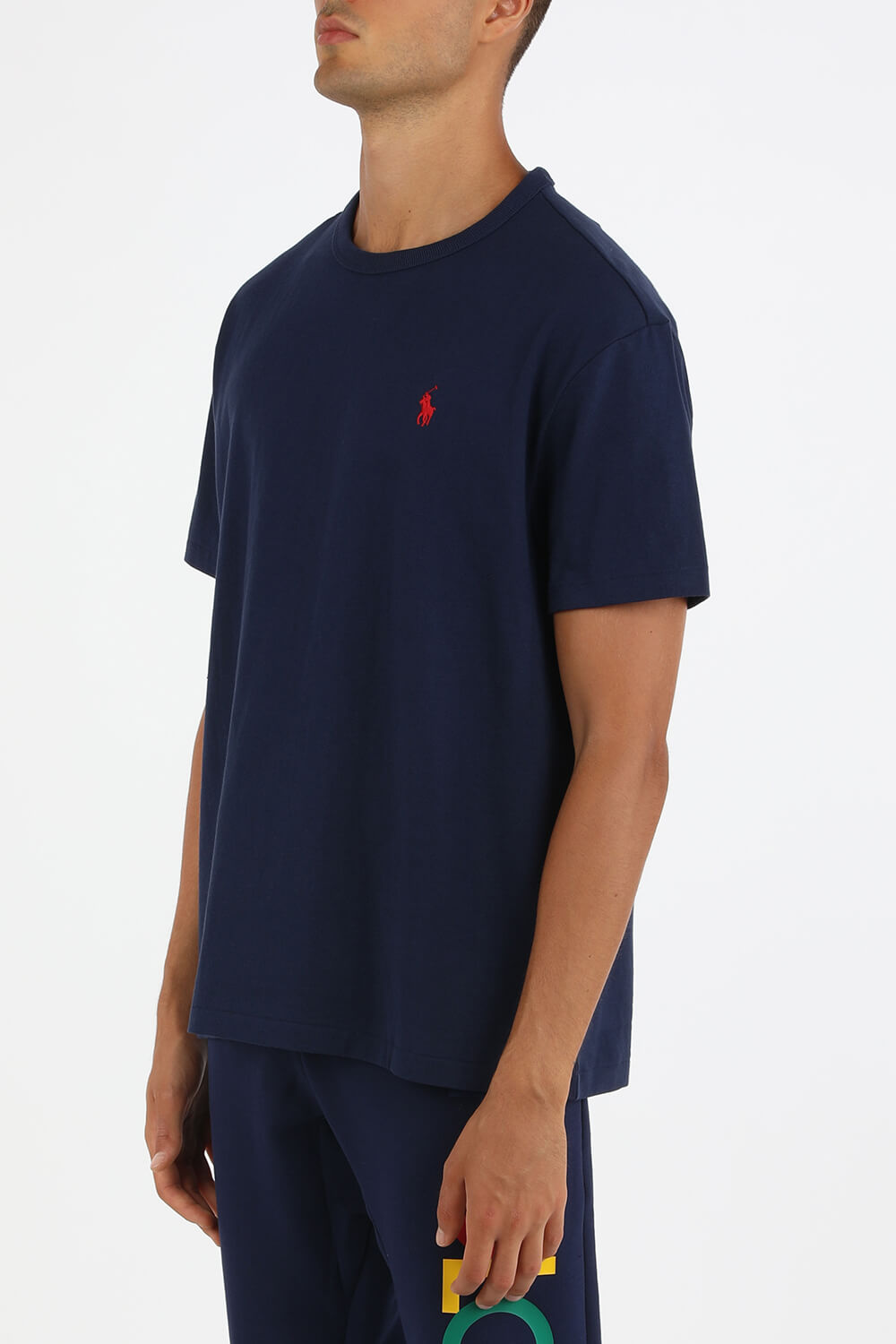 תמונת דוגמן קידמית של Crewneck T-Shirt in Navy