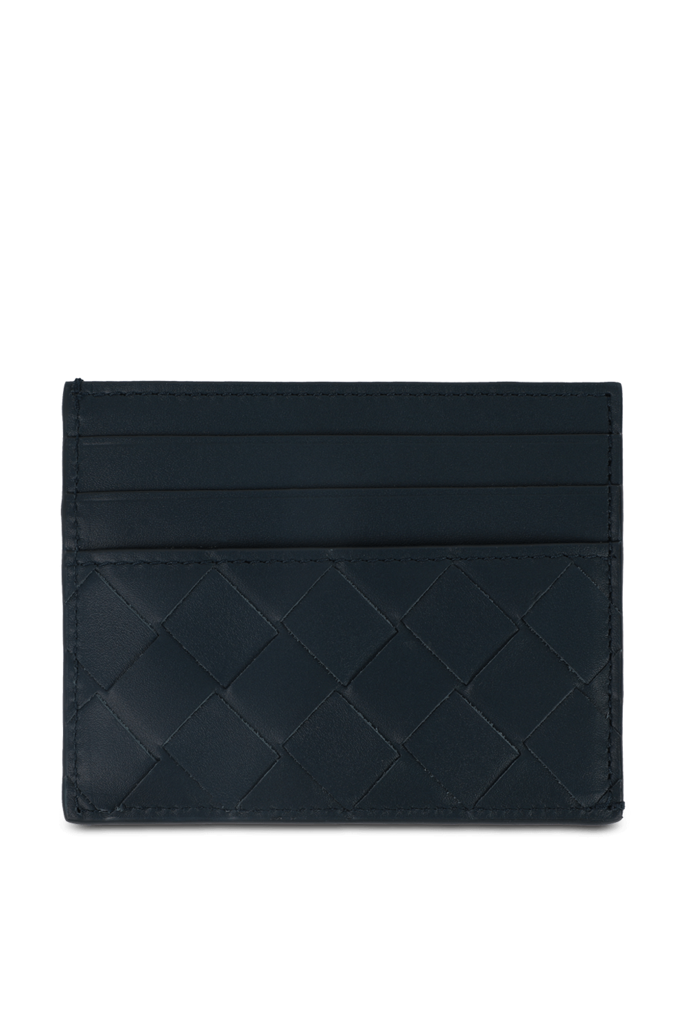 תמונה קידמית של ארנק כרטיסים שתי וערב מעור BOTTEGA VENETA