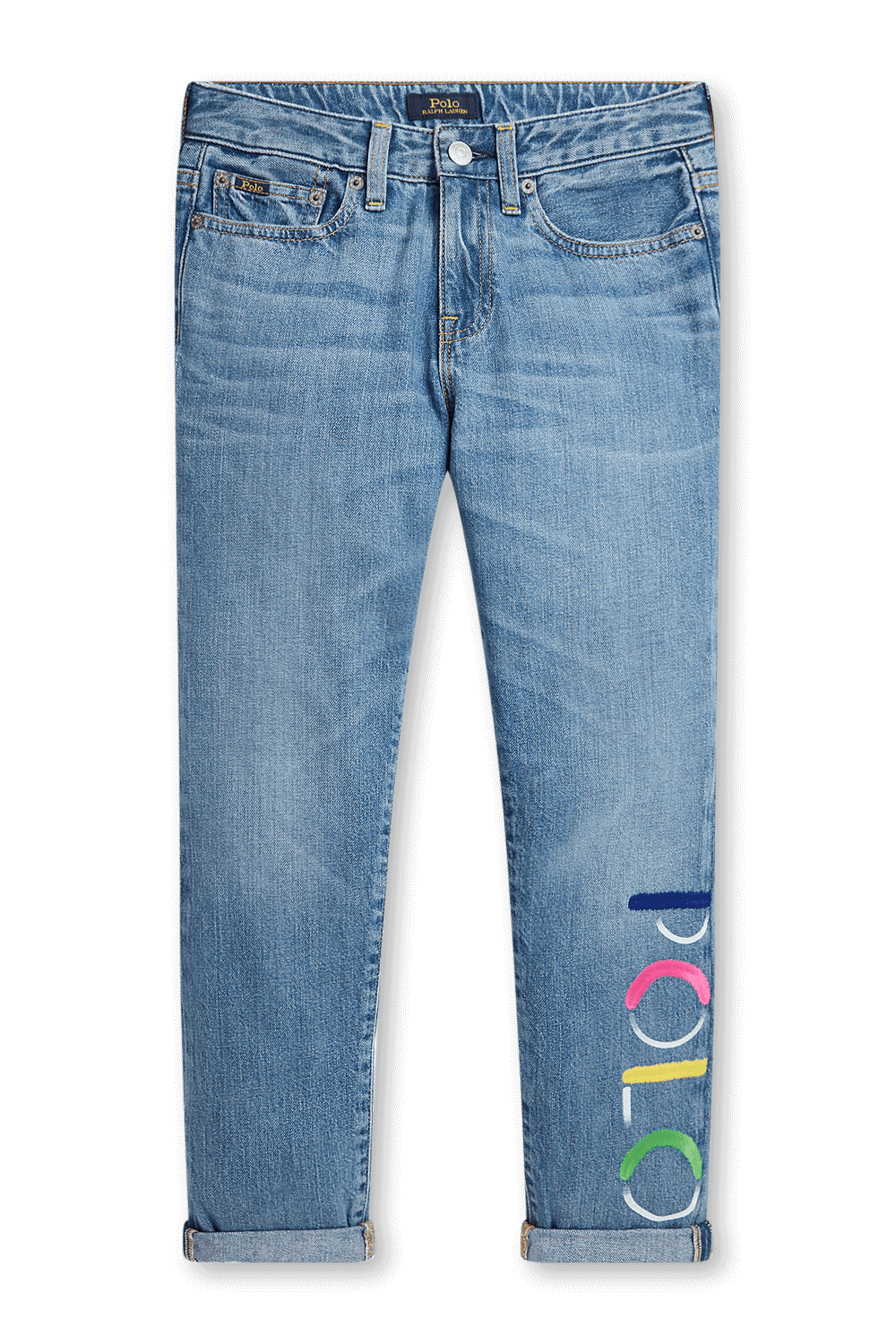 תמונה קידמית של מכנסי ג'ינס - גילאי 7-16 שנים POLO RALPH LAUREN KIDS