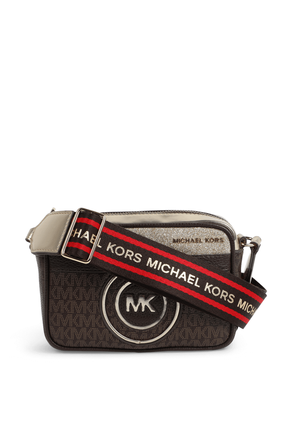 תמונה קידמית של תיק צד מונוגרמי MICHAEL KORS KIDS
