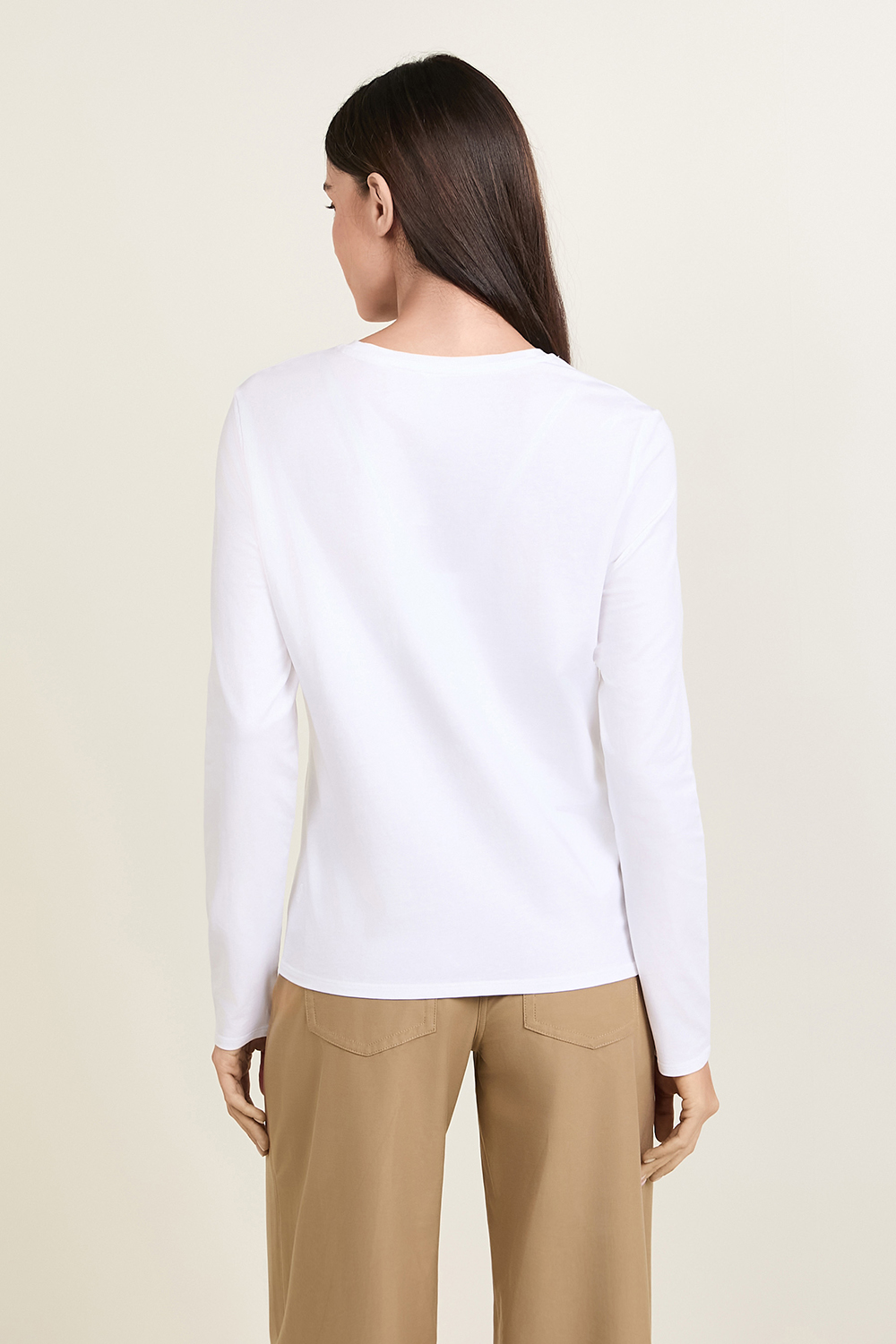 תמונת דוגמן אחורית של Love Organic Cotton Crewneck Long-Sleeve LULULEMON