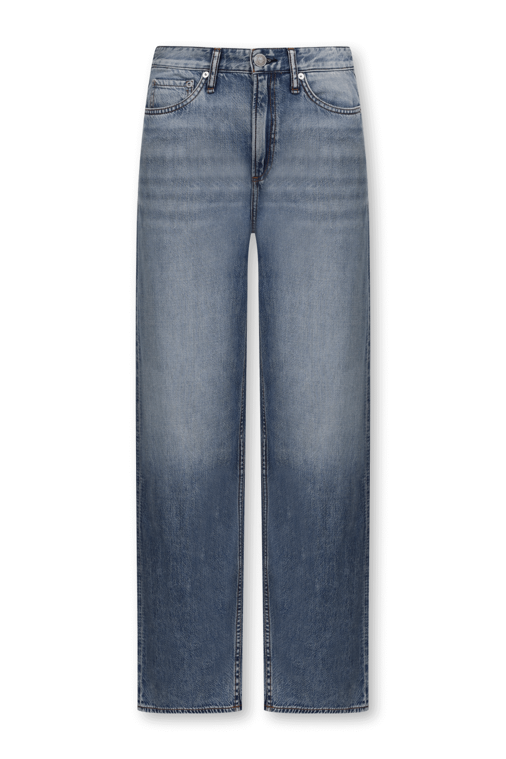 תמונה קידמית של מכנסי ג'ינס רחבים RAG & BONE