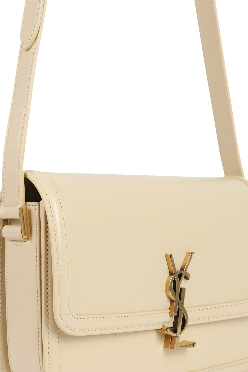 תמונת תקריב של תיק קרוס סולפרינו מעור SAINT LAURENT