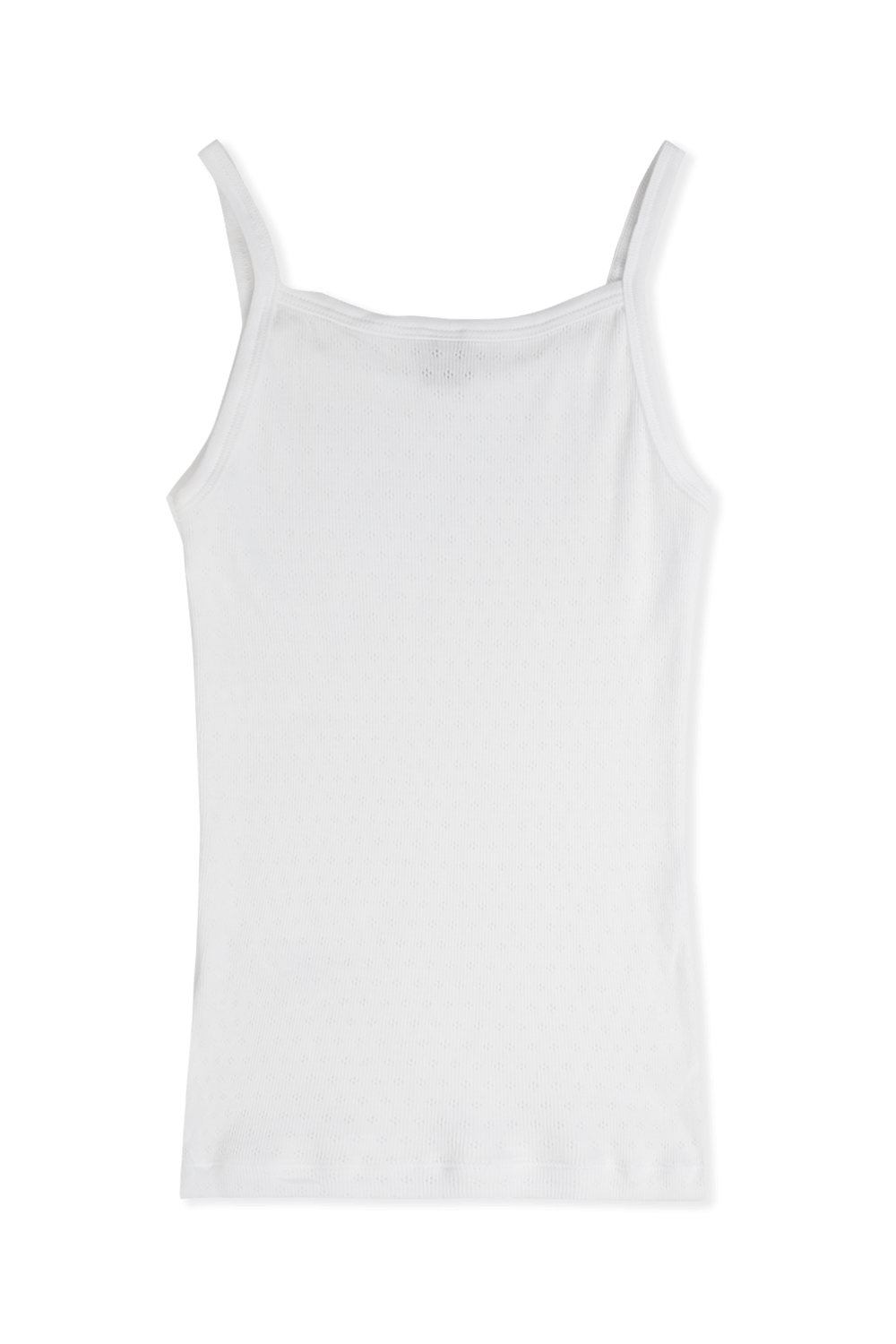 תמונה אחורית של Tank Top in White PETIT BATEAU