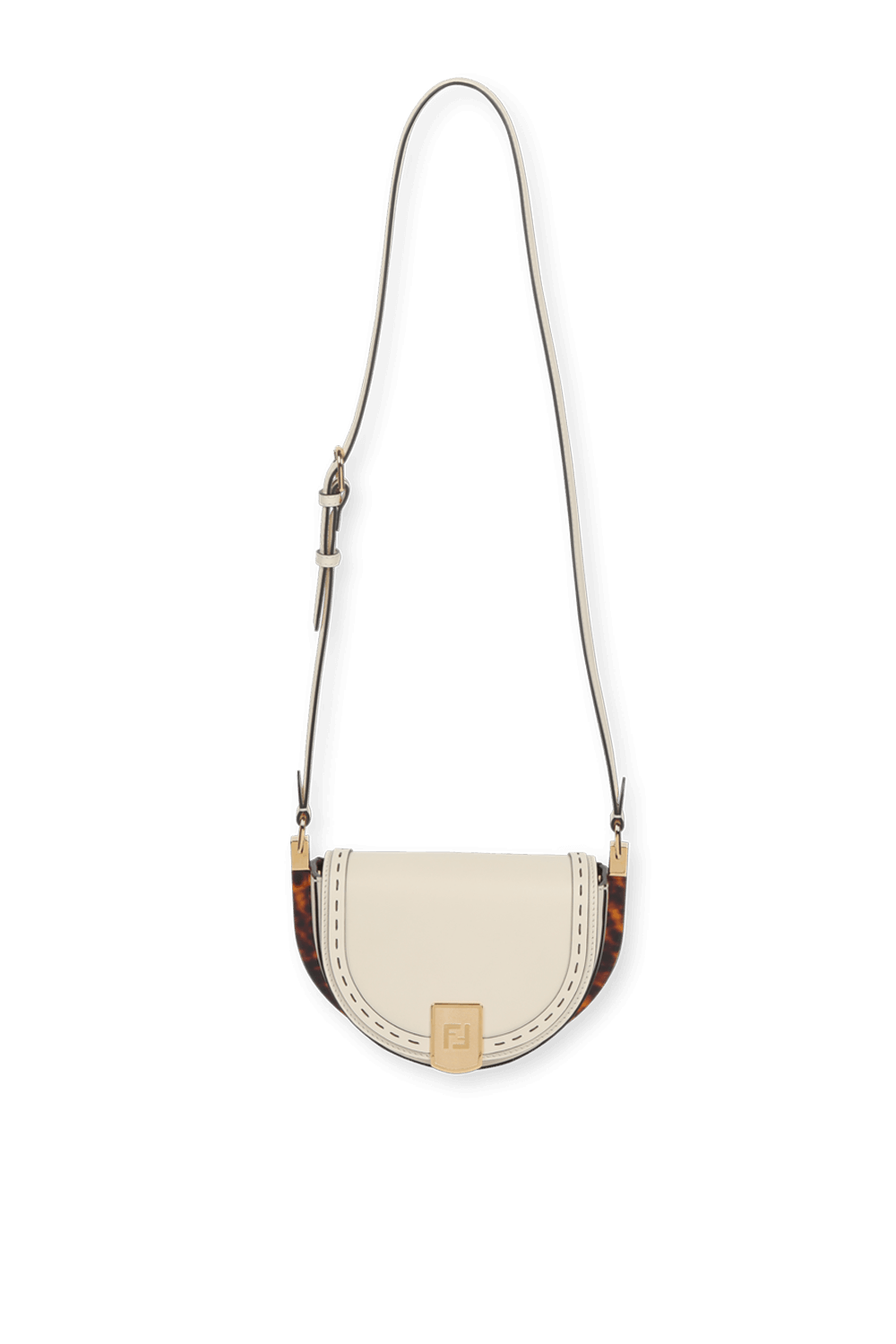 תמונה קידמית של Moonlight Bag in White Leather FENDI
