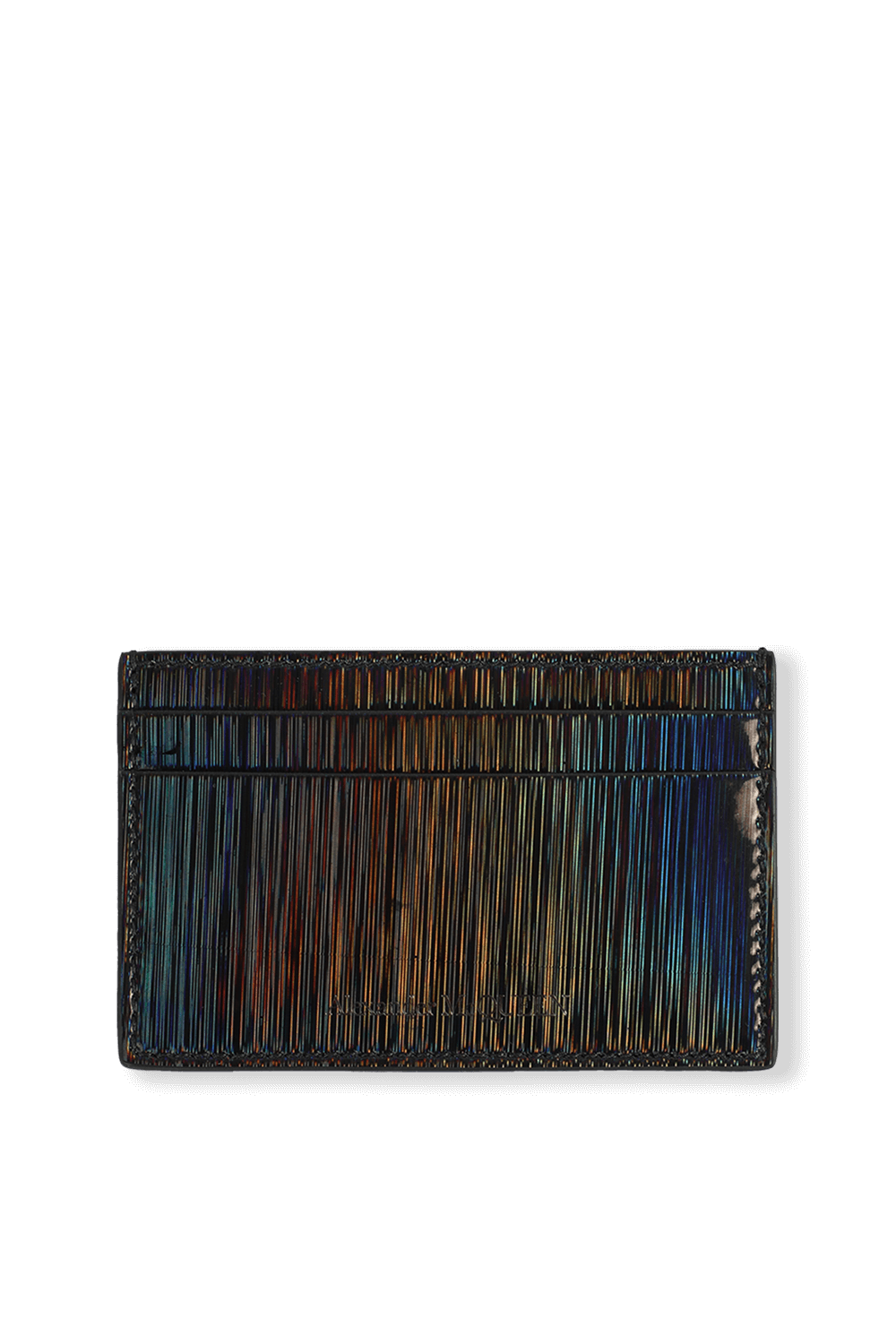 תמונה קידמית של Iridescent Card Holder in Multicolor