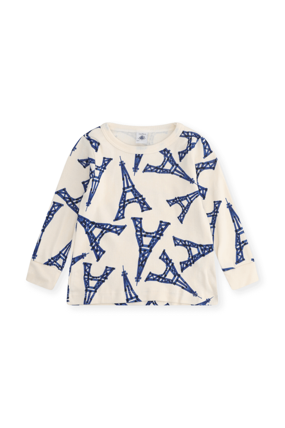 תמונה אחורית של סט פיג'מה פריז - גילאי 6-12 שנים PETIT BATEAU