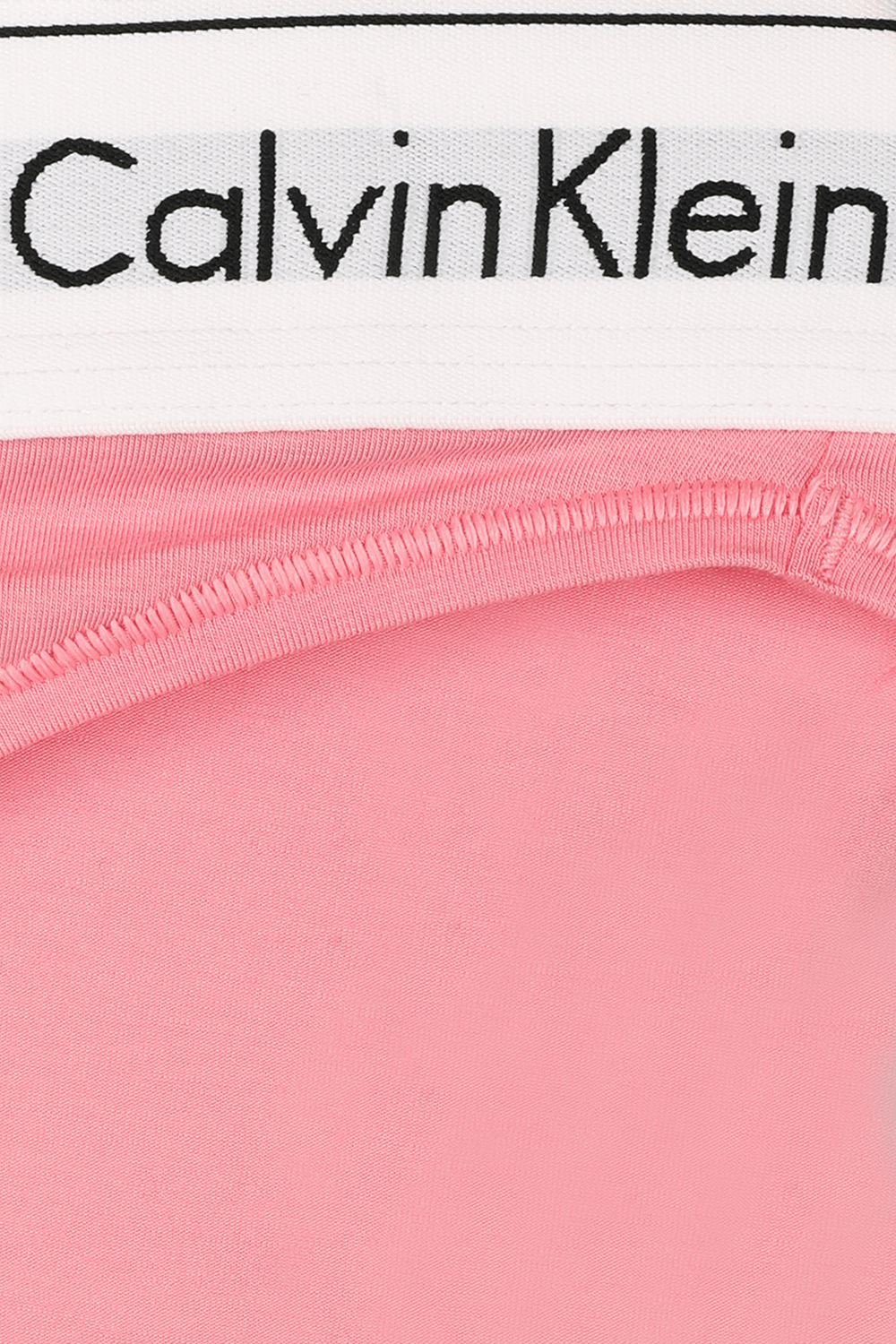 תמונה אחורית של Logo Thong in Rose CALVIN KLEIN