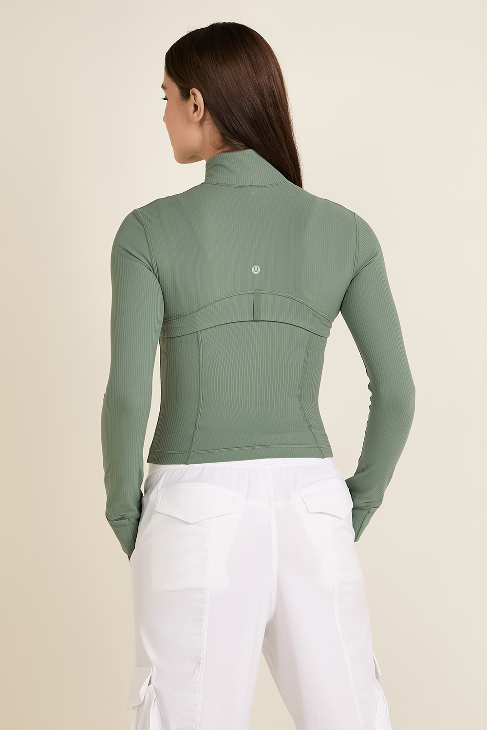 תמונת דוגמן אחורית של Define™ Cropped Jacket *Ribbed Nulu LULULEMON