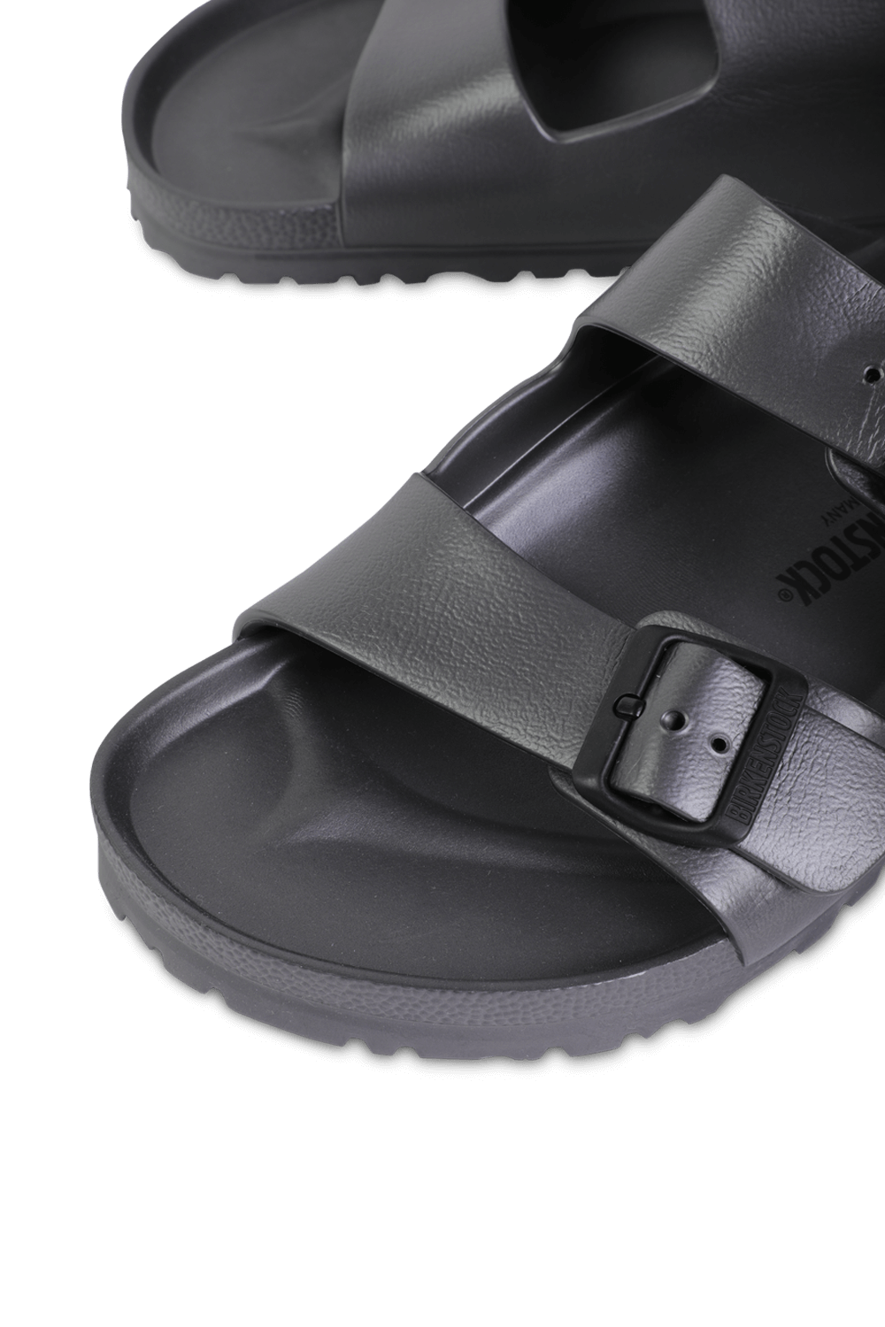 תמונת תקריב של כפכפי אריזונה מגומי BIRKENSTOCK
