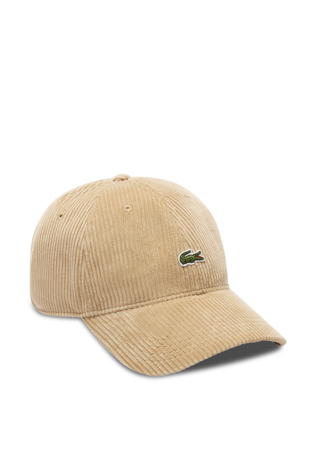 תמונה קידמית של כובע מצחייה קורדרוי LACOSTE