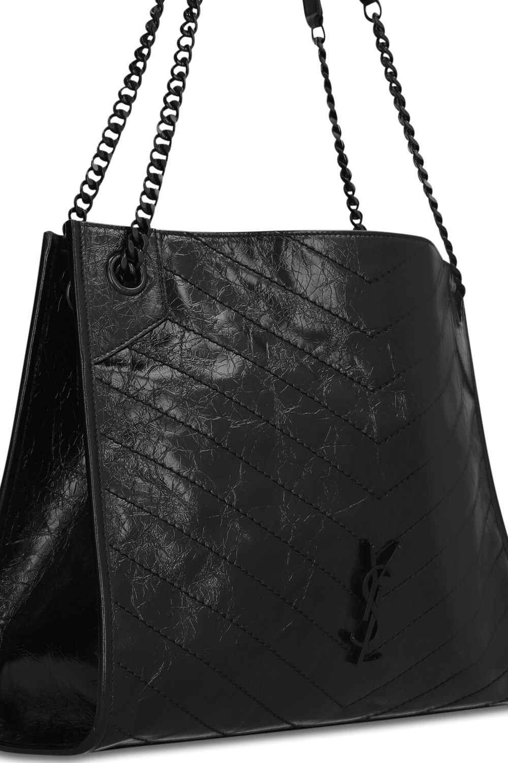 תמונת תקריב של תיק ניקי שופינג SAINT LAURENT