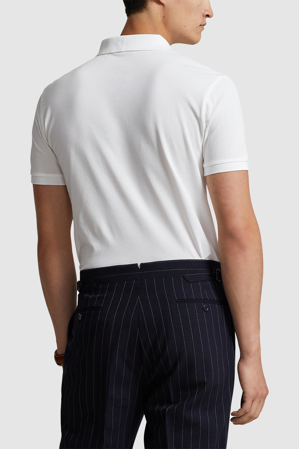 תמונת דוגמן אחורית של חולצת פולו קצרה POLO RALPH LAUREN