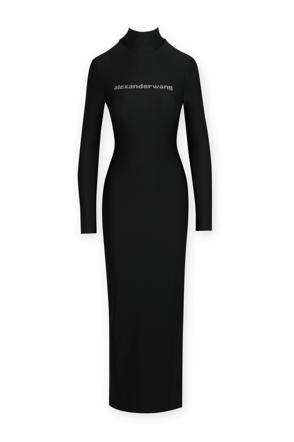 תמונה קידמית של Long Sleeve Maxi Dress in Black
