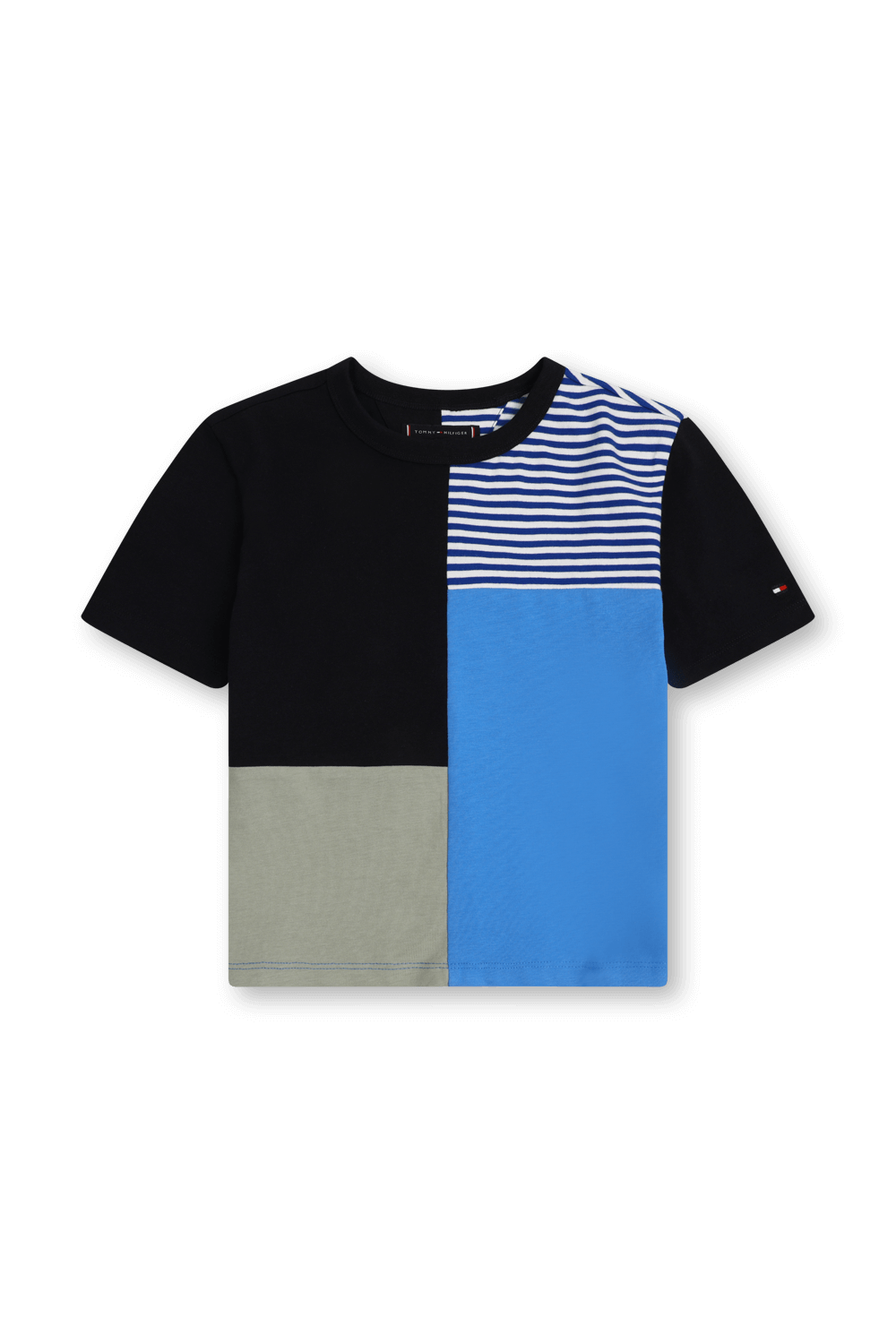 תמונה קידמית של גילאי 4-6 חולצת טי קולור בלוק TOMMY HILFIGER KIDS