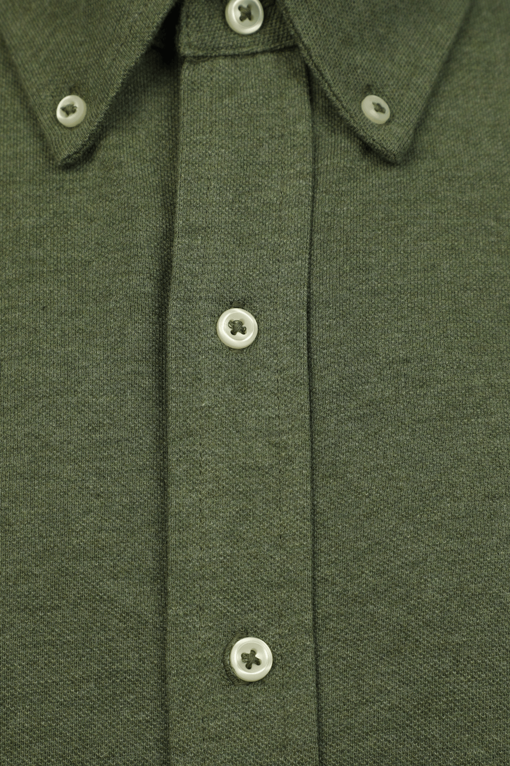 תמונה אחורית של Classic Fit Shirt in Green POLO RALPH LAUREN
