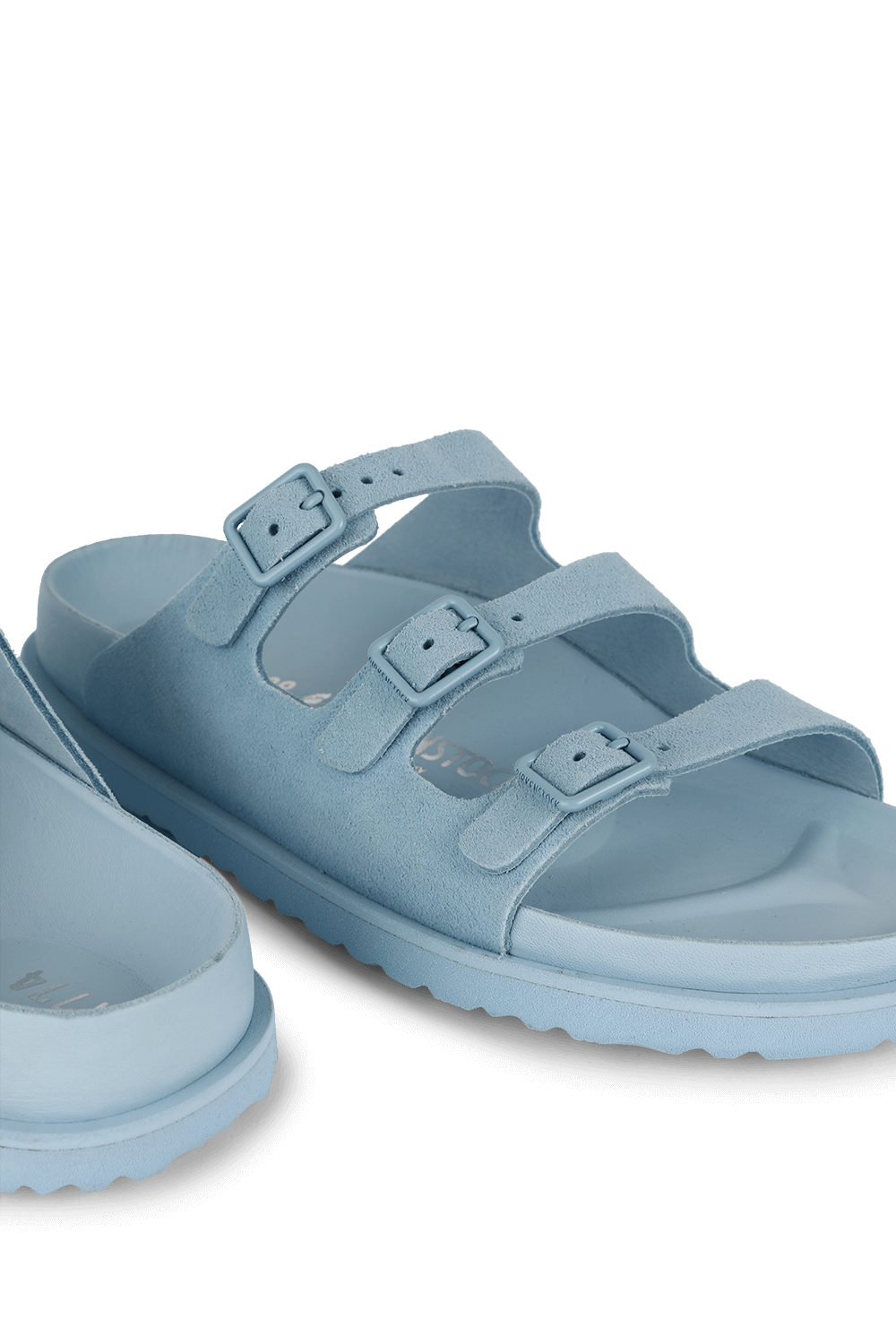 תמונת תקריב של כפכפי סליידס 1774 מזמש BIRKENSTOCK