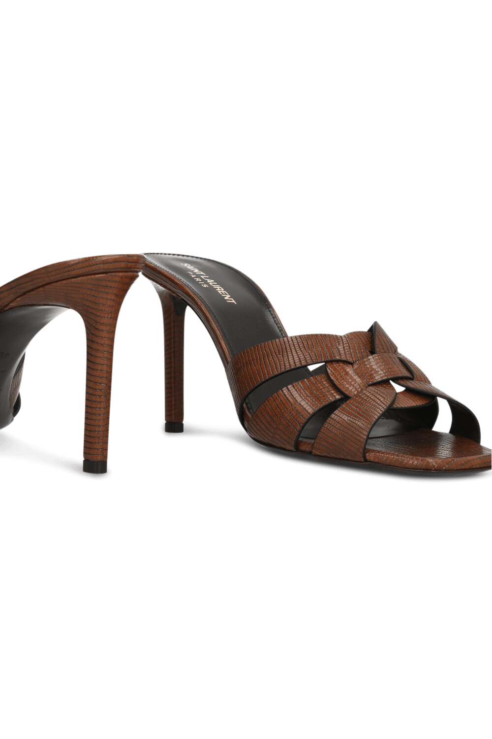 תמונת תקריב של נעלי עקב טריביוט 8.5 סמ SAINT LAURENT
