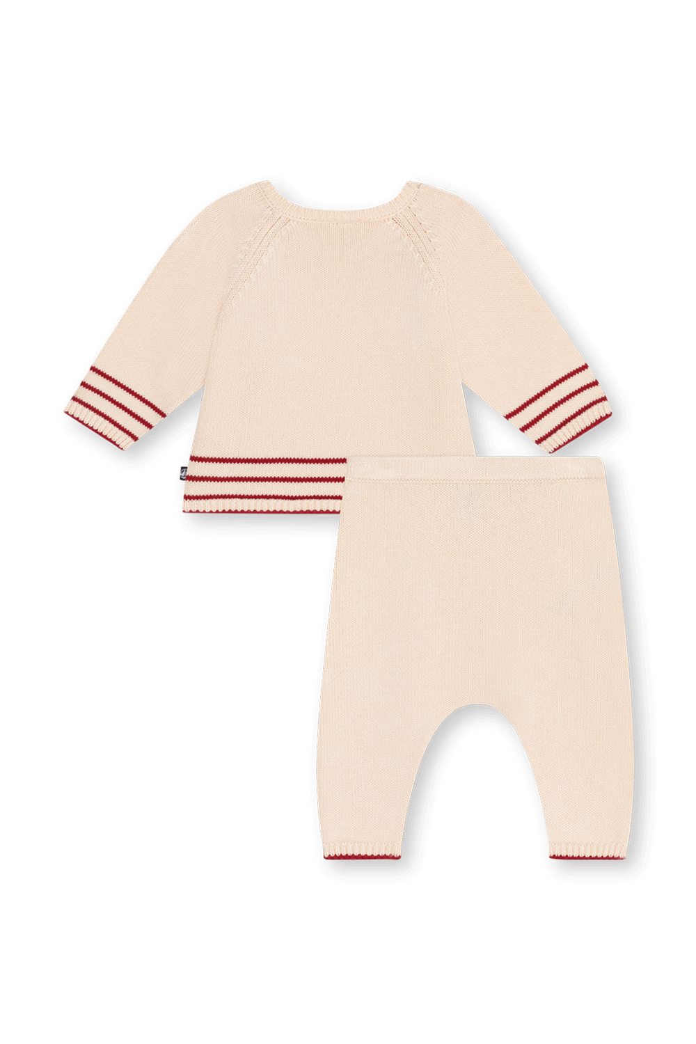 תמונה אחורית של חליפת סריג - גילאים 1-18 חודשים PETIT BATEAU