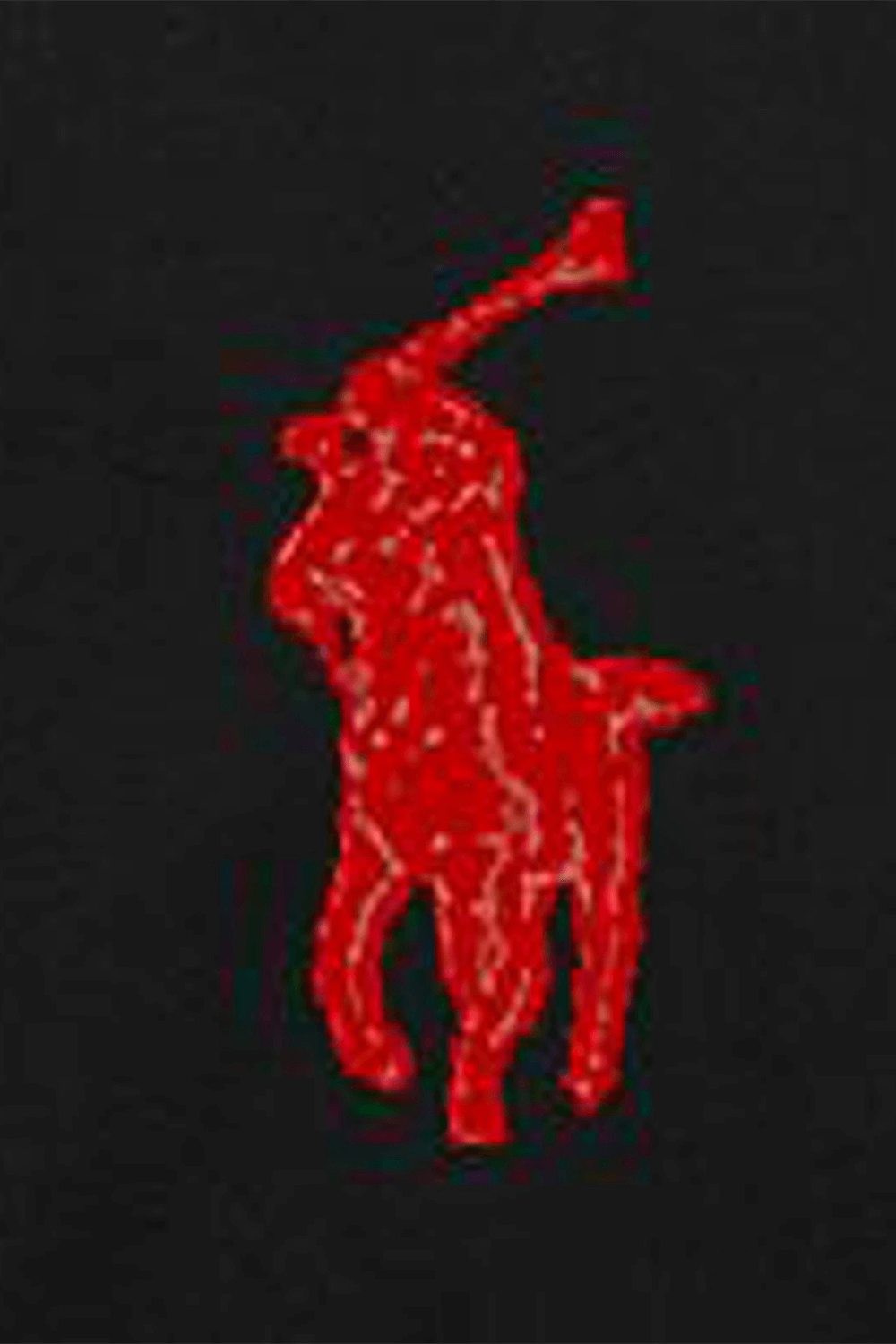 תמונה אחורית של Custom Slim Fit Jersey Tee in Black POLO RALPH LAUREN