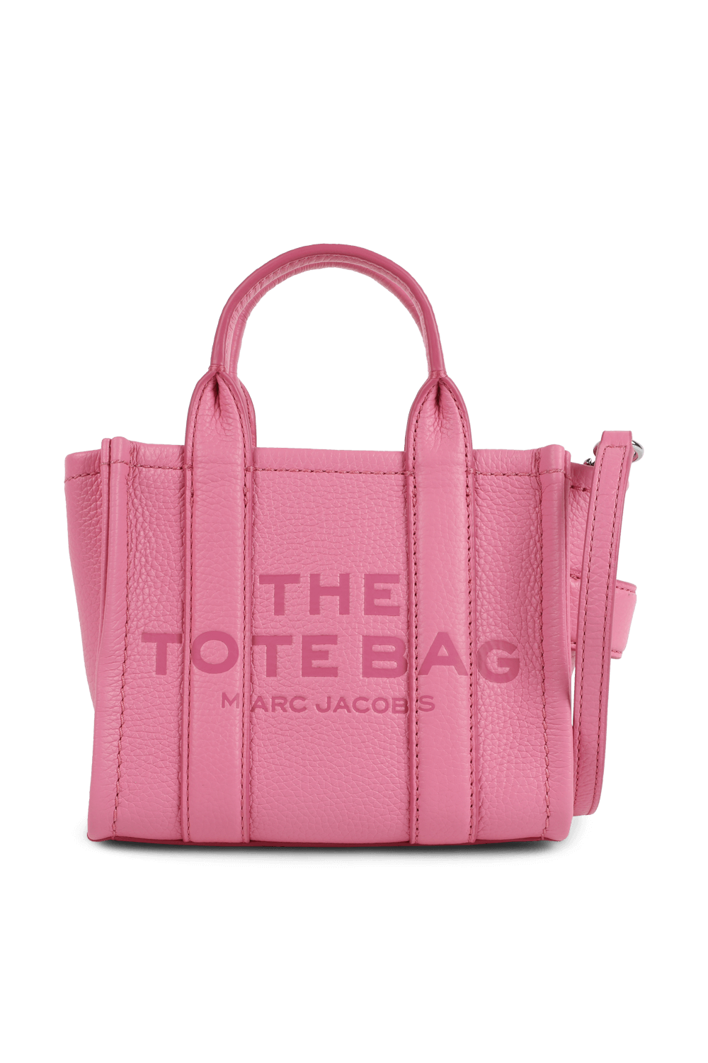 תמונה קידמית של תיק נשיאה מעור בגודל מיני MARC JACOBS