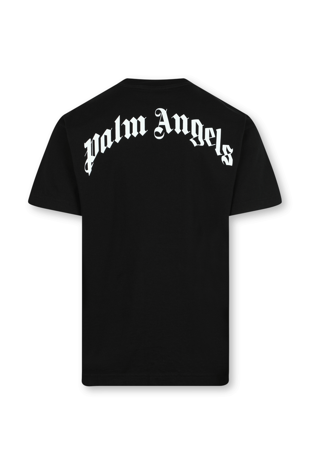 תמונה אחורית של חולצת דובי בצבע שחור PALM ANGELS