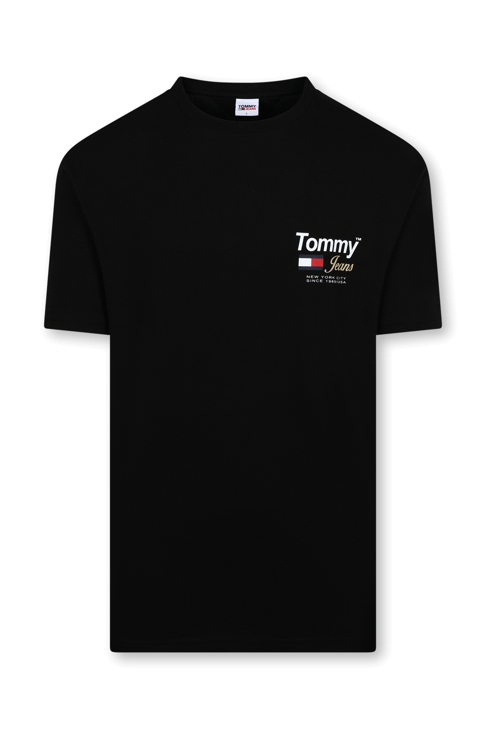 תמונה קידמית של חולצת טי עם הדפס לוגו בגב TOMMY HILFIGER
