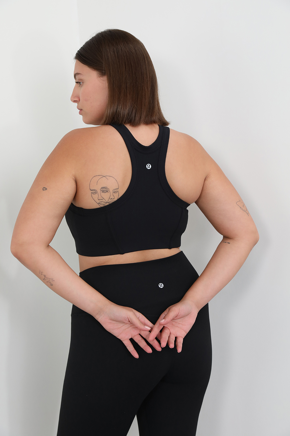Ribbed Nulu High-Neck Yoga Bra