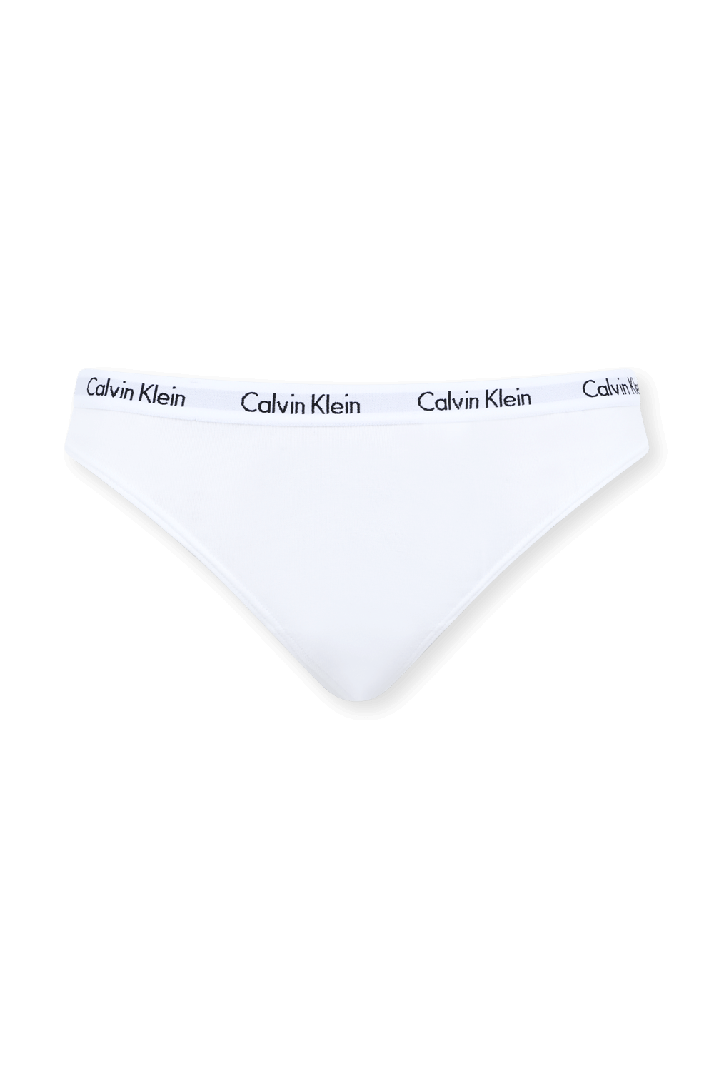 תמונה קידמית של תחתוני חוטיני מכותנה CALVIN KLEIN