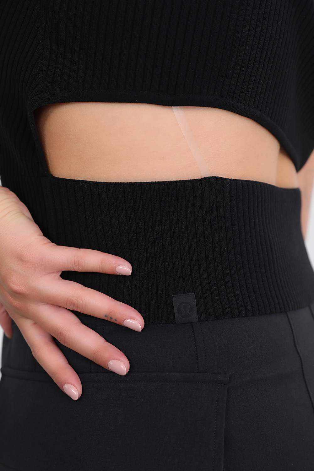 Open Back Half-Zip Sweater
