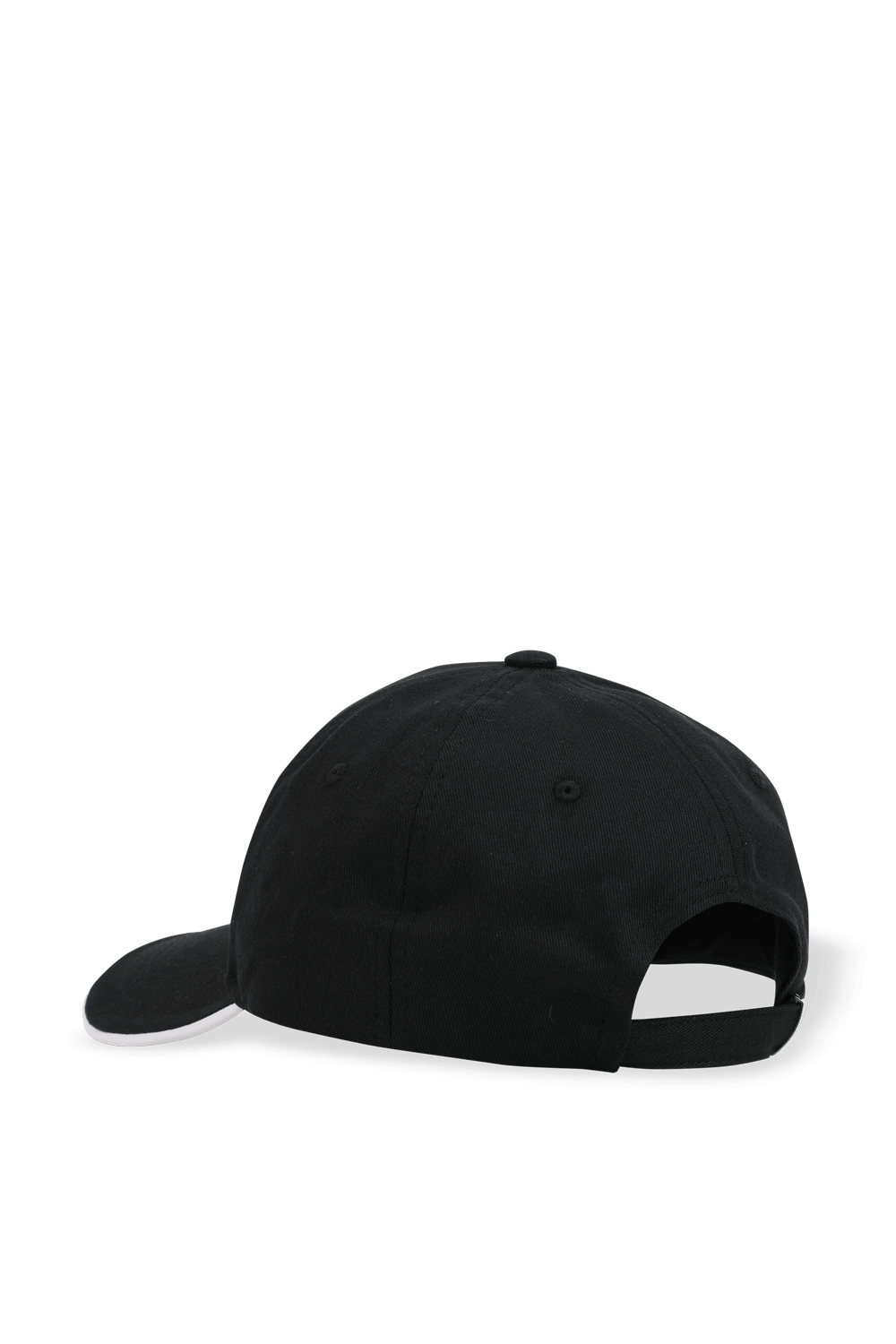 תמונה אחורית של Logo Print Baseball Cap in Black BOSS