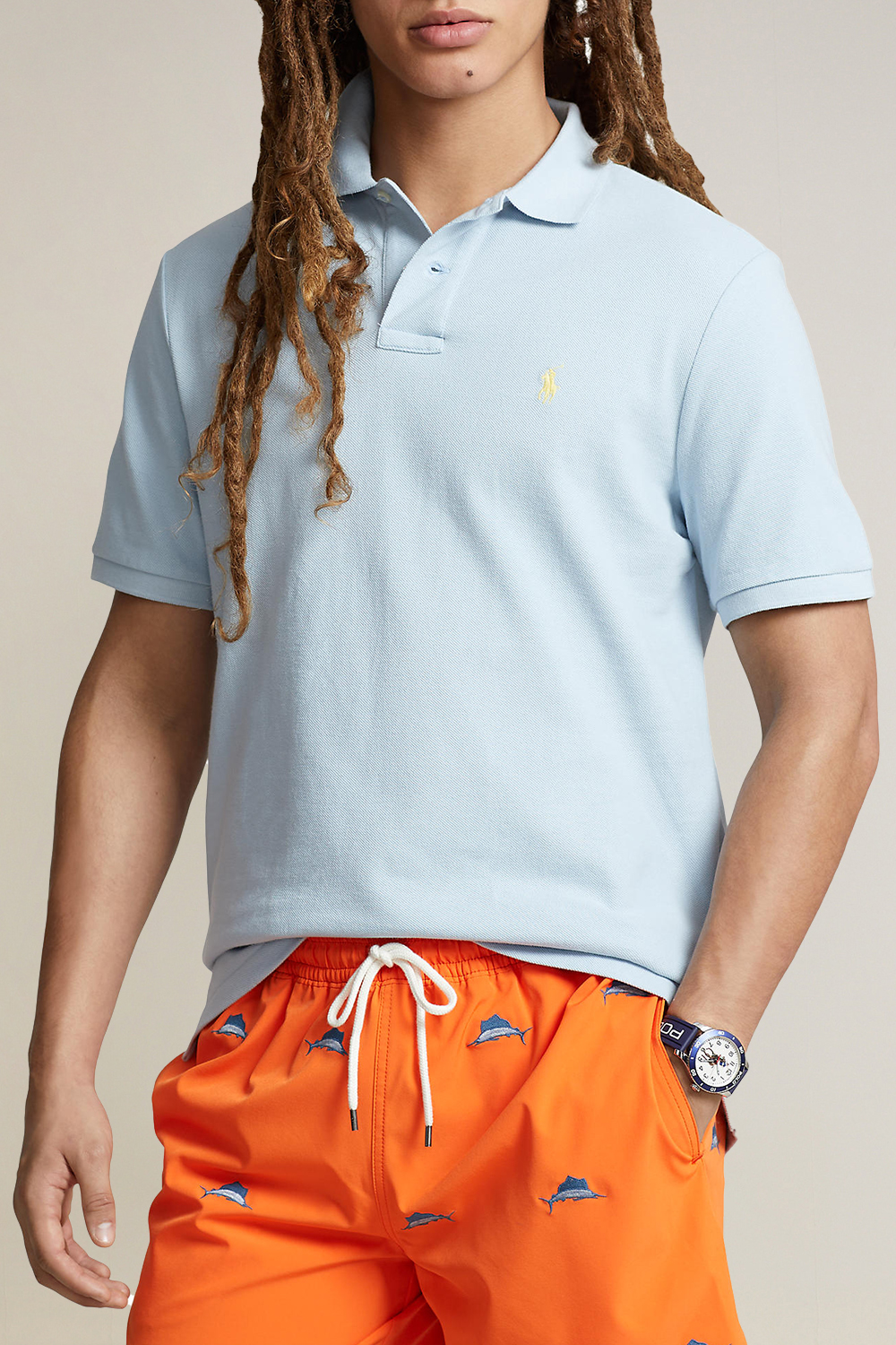 תמונת דוגמן קידמית של חולצת פולו קצרה POLO RALPH LAUREN