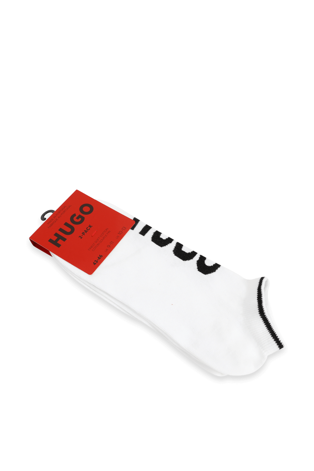 תמונה אחורית של מארז שני זוגות גרבי חצי HUGO